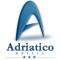 Logo di Adriatico Hotels con una grande 'A' blu e tre stelle.